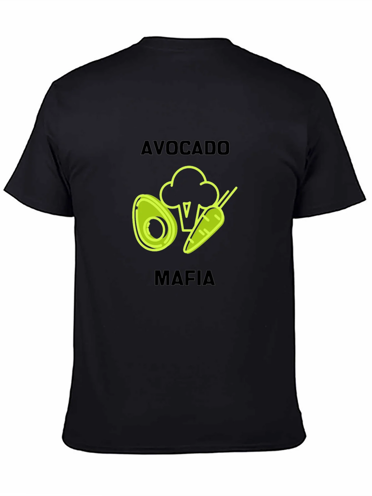 Avocado Mafia Black Graphic T-Shirt product image 4