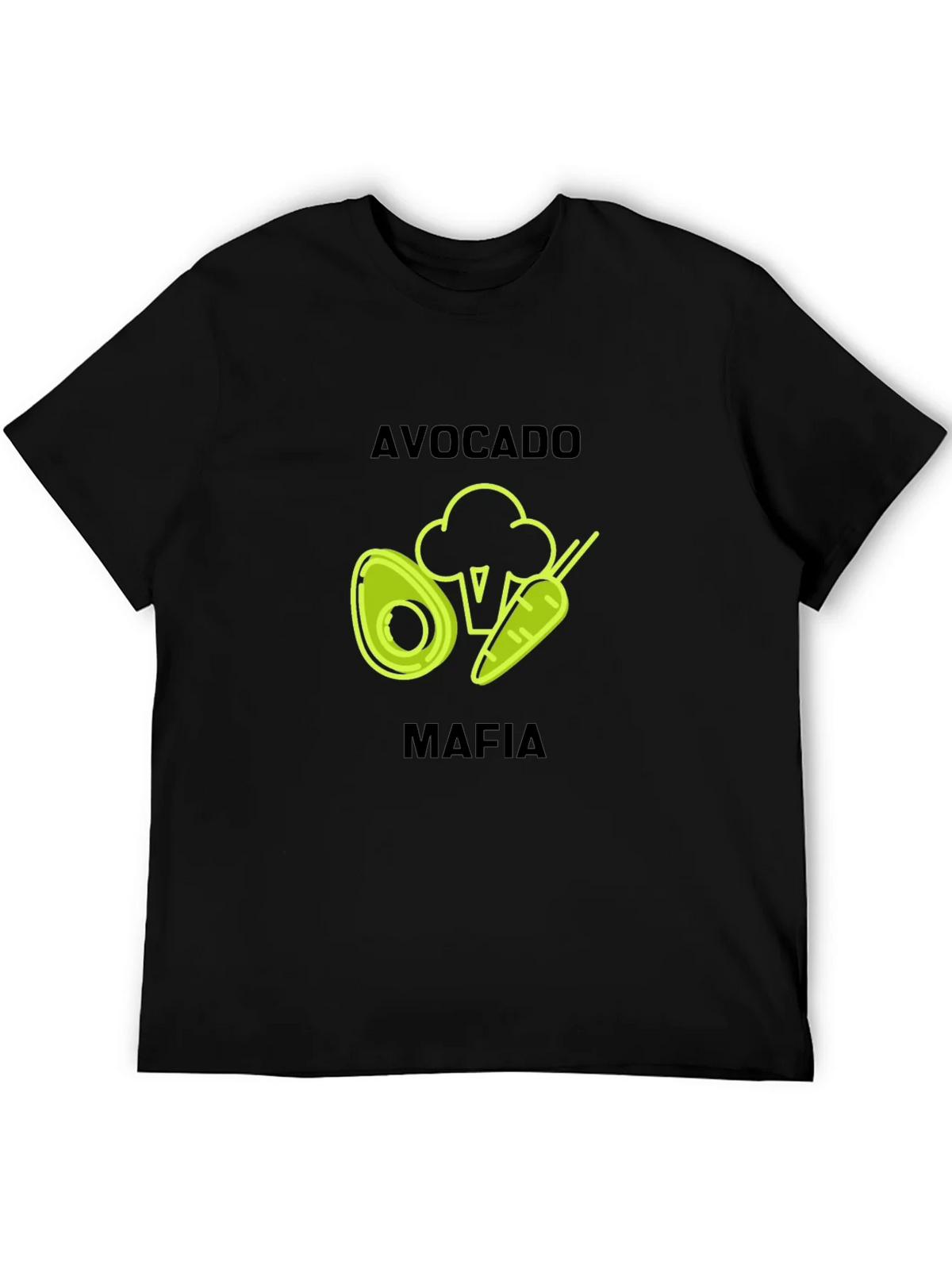Avocado Mafia Black Graphic T-Shirt product image 5