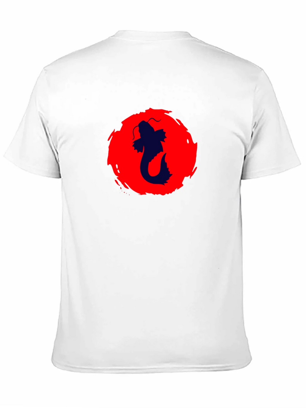 Koi Fish Graphic Black T-Shirt product image 10
