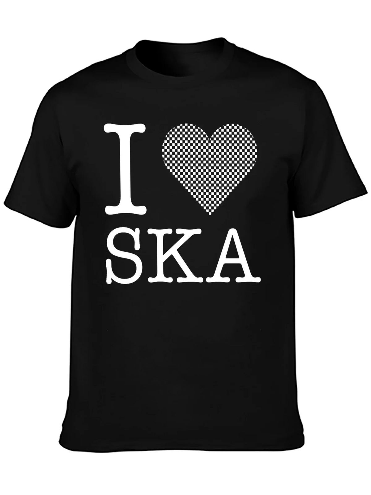 I Love Ska Graphic T-Shirt - Black product image 3