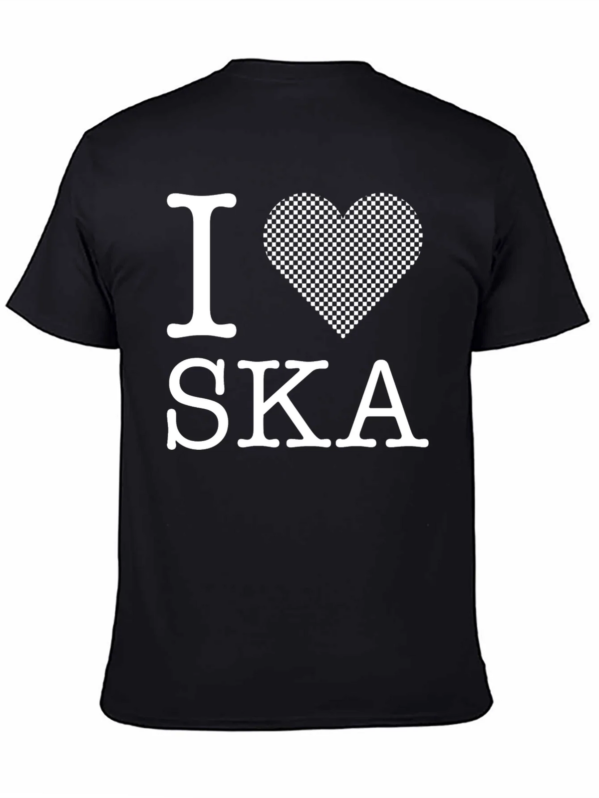 I Love Ska Graphic T-Shirt - Black product image 4