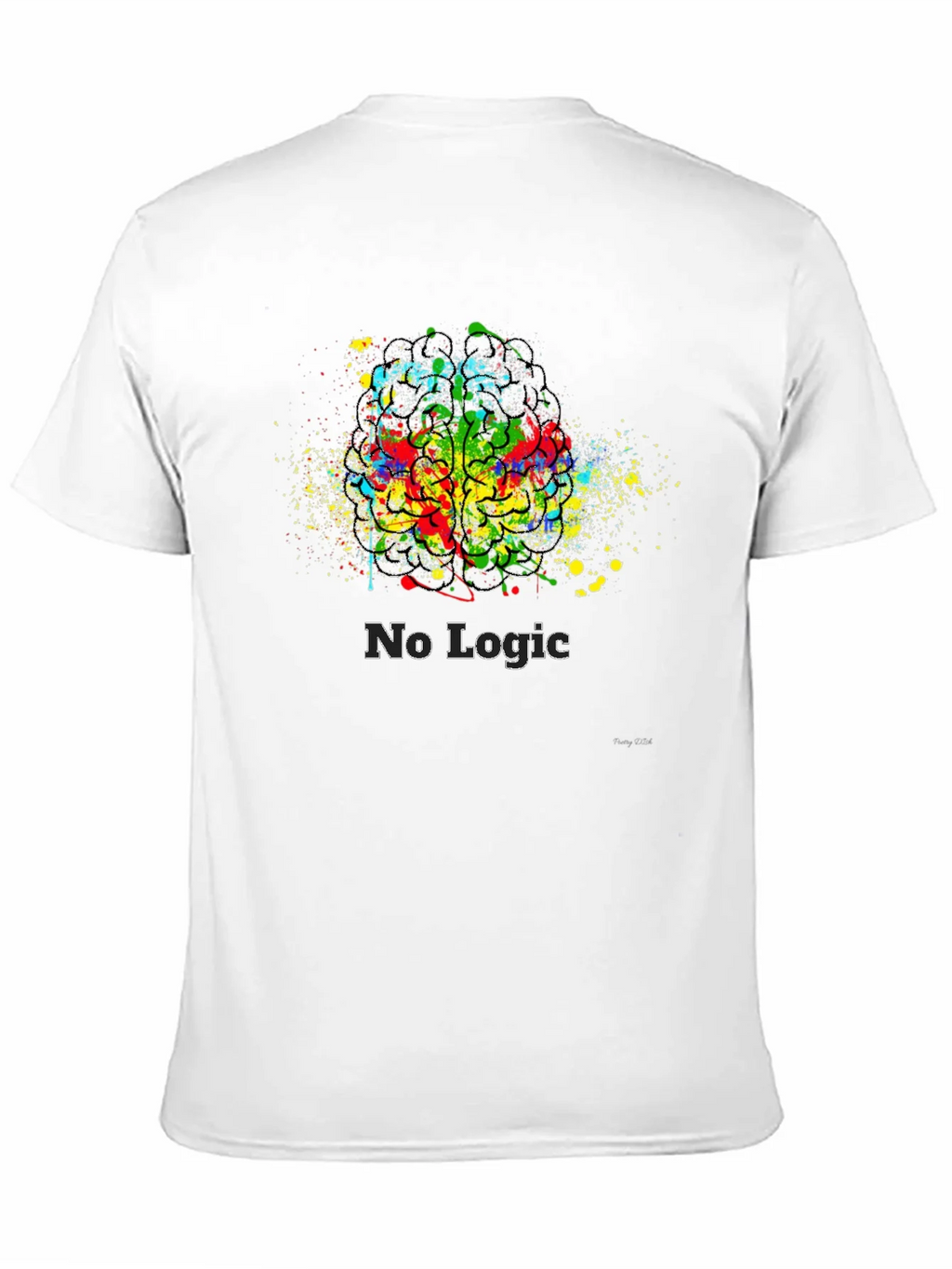 Abstract Brain No Logic T-Shirt product image 10