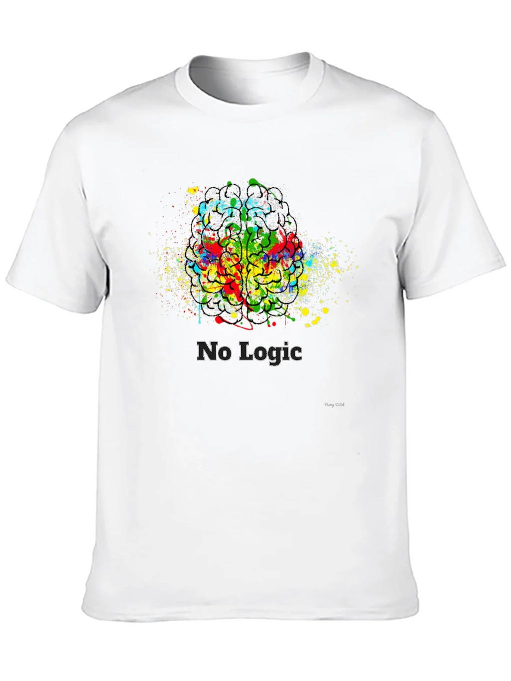 Abstract Brain No Logic T-Shirt product image 9