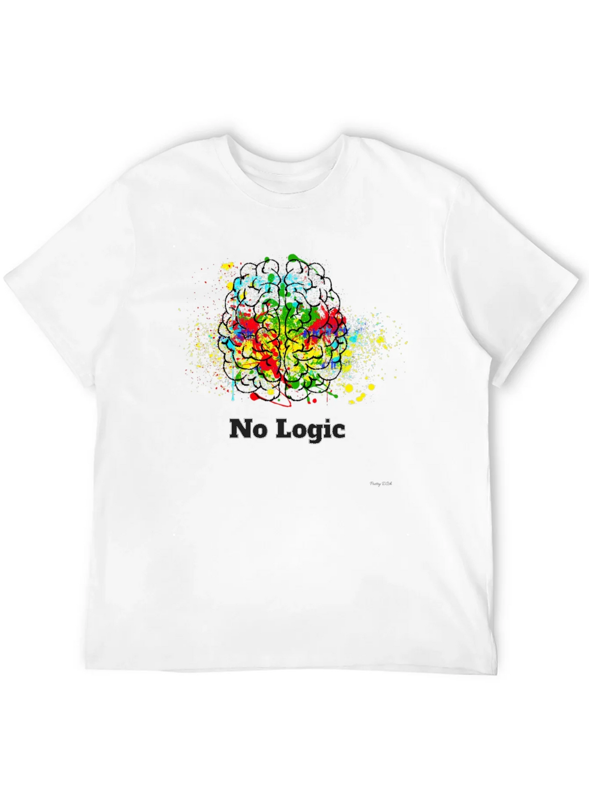 Abstract Brain No Logic T-Shirt product image 11