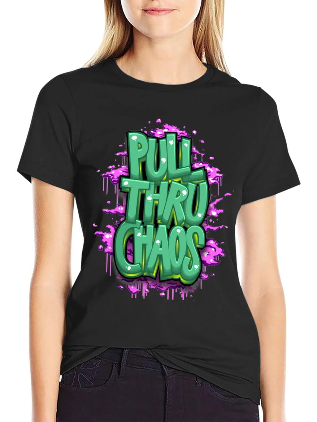 Pull Thru Chaos Graphic T-Shirt product image 2