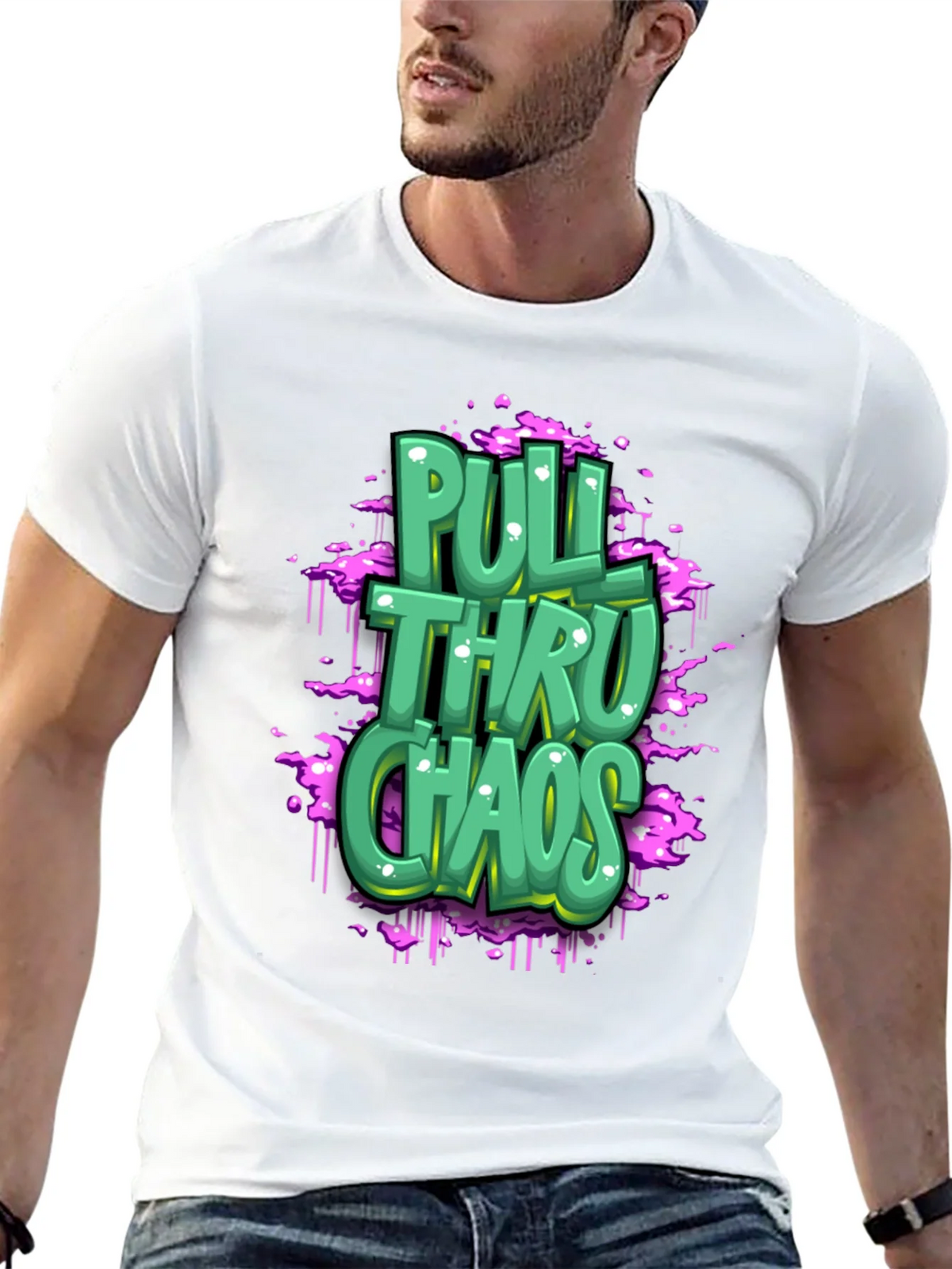 Pull Thru Chaos Graphic T-Shirt product image 12