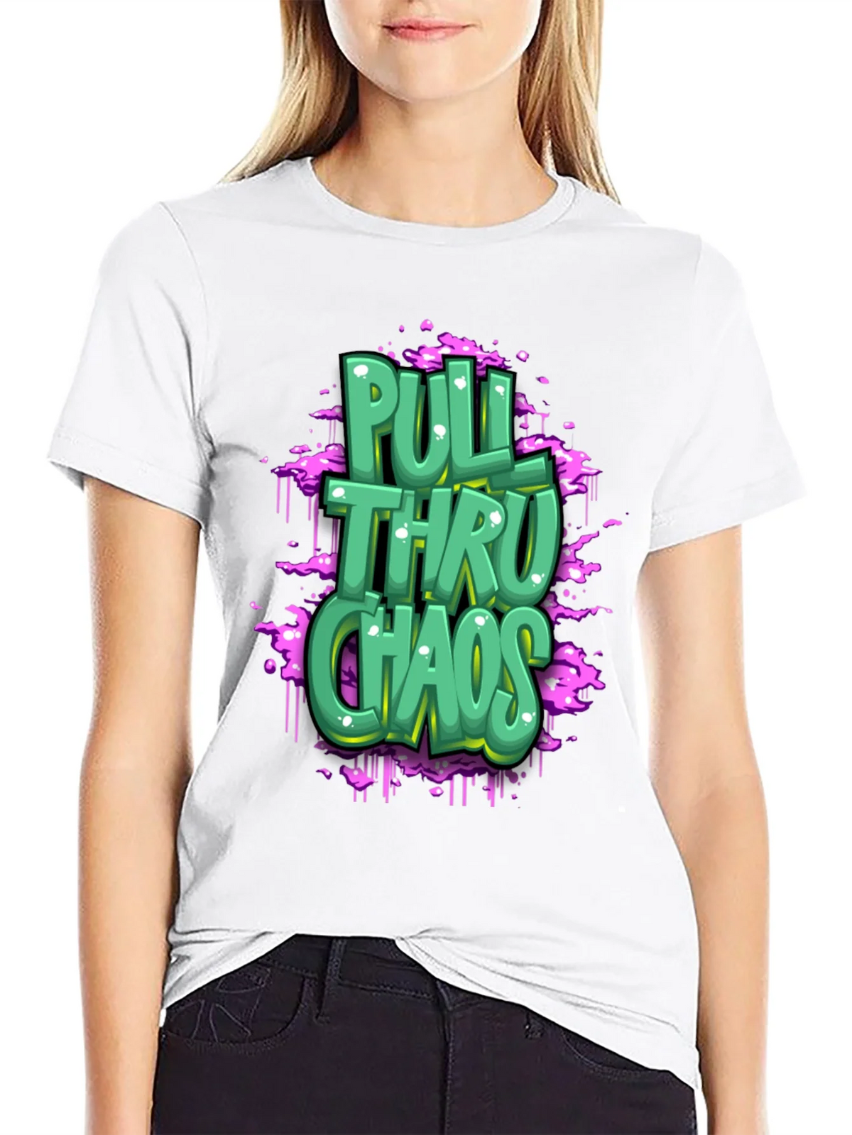 Pull Thru Chaos Graphic T-Shirt product image 8