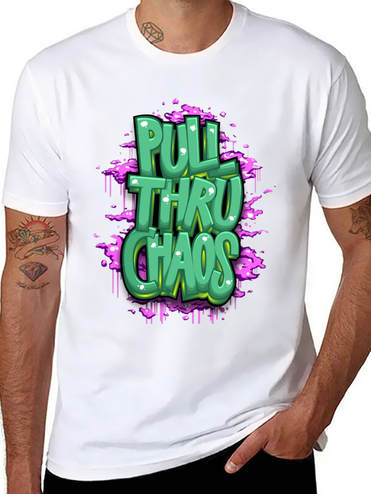 Pull Thru Chaos Graphic T-Shirt product image 7