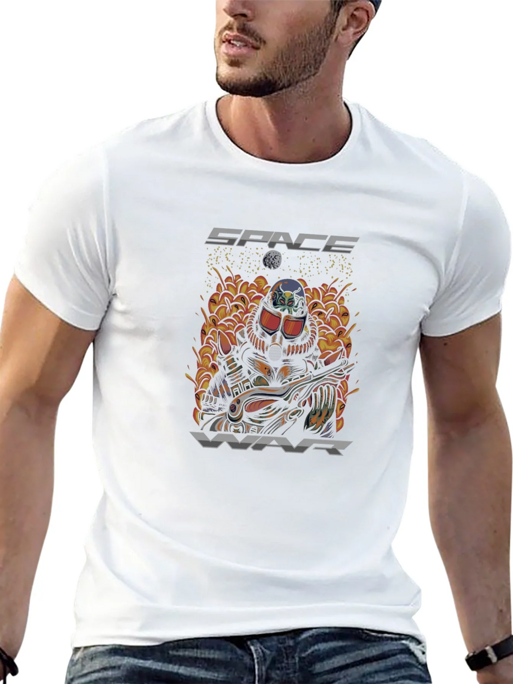 Space War Graphic Tee - Sci-Fi T-Shirt product image 12