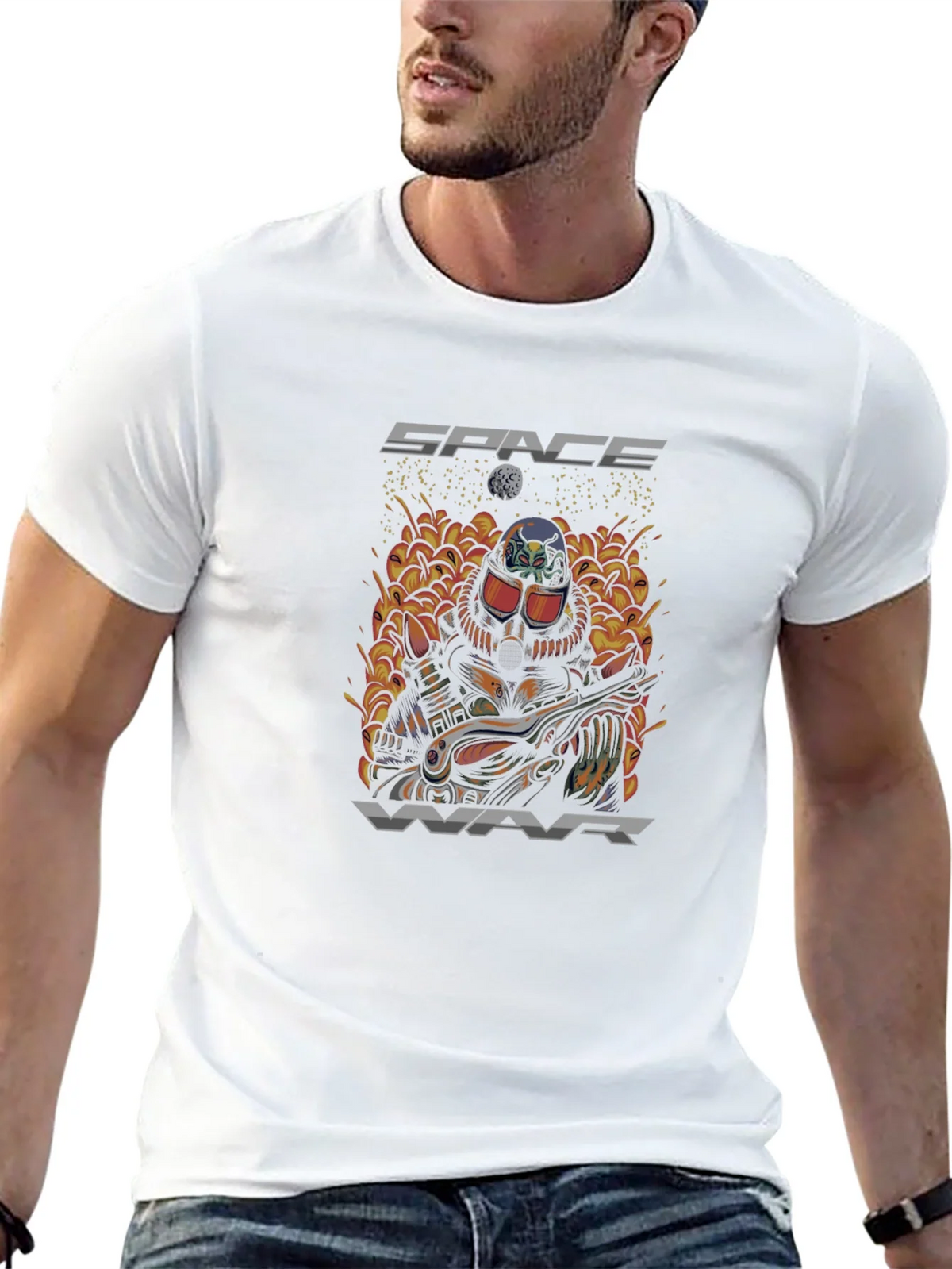 Space War Graphic Tee - Sci-Fi T-Shirt product image 12