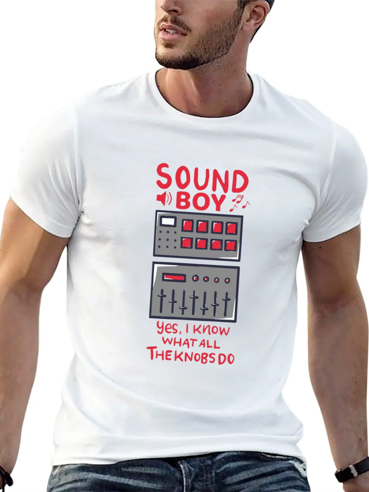 Sound Boy Know-It-All Black T-Shirt product image 8