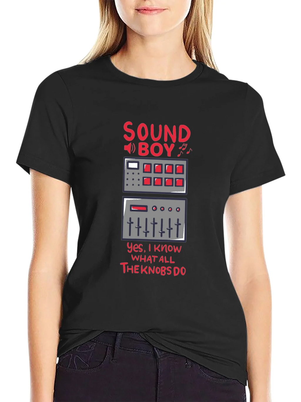 Sound Boy Know-It-All Black T-Shirt product image 2