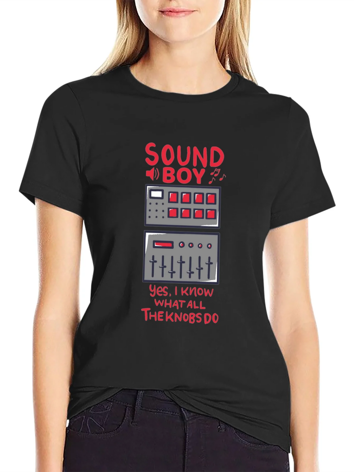 Sound Boy Know-It-All Black T-Shirt product image 2