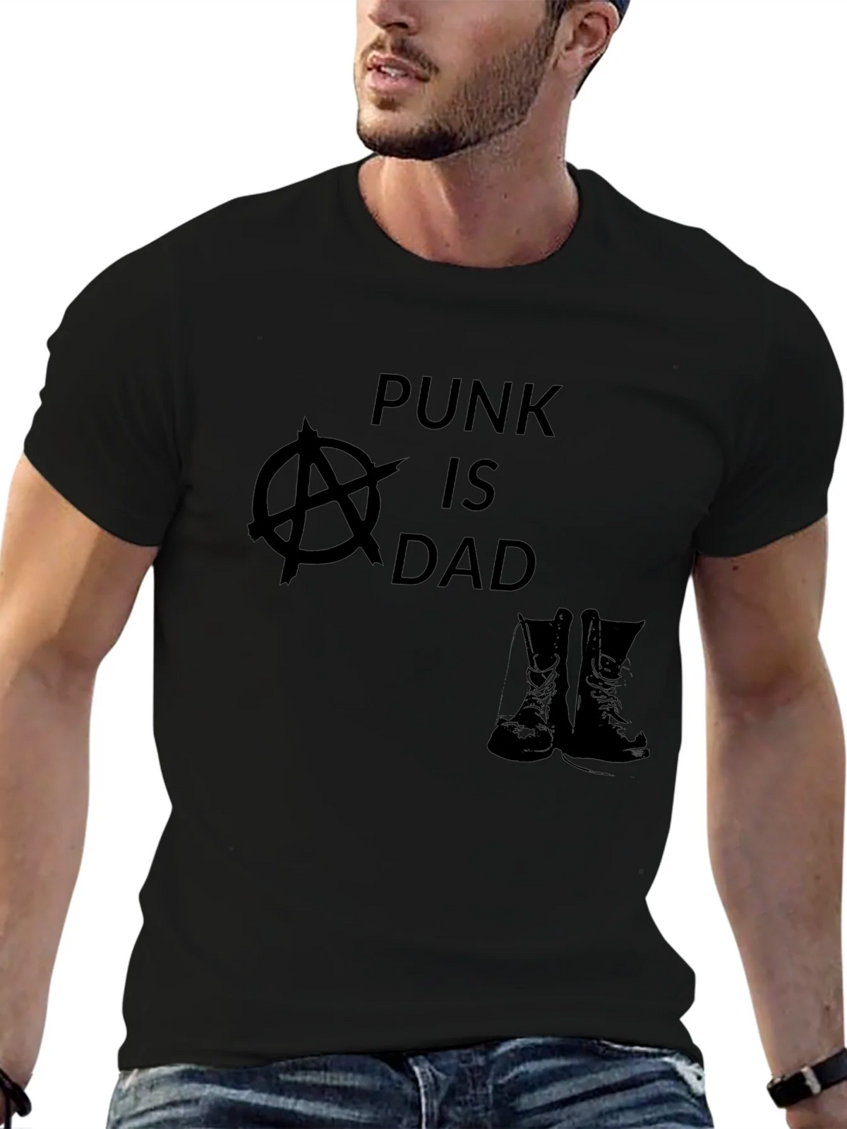 Punk is Dad T-Shirt product image 6
