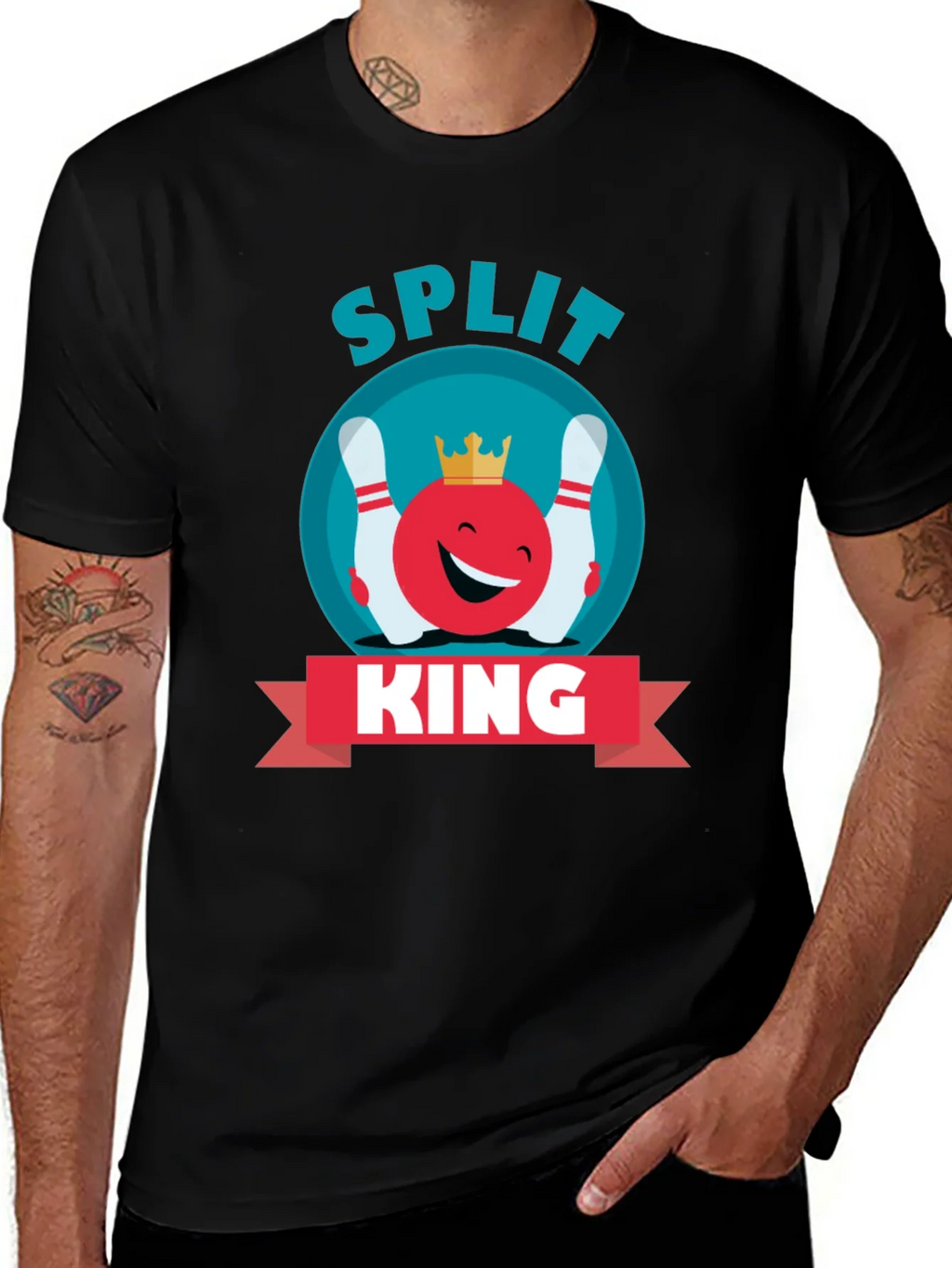 Split King Bowling T-Shirt product image 1