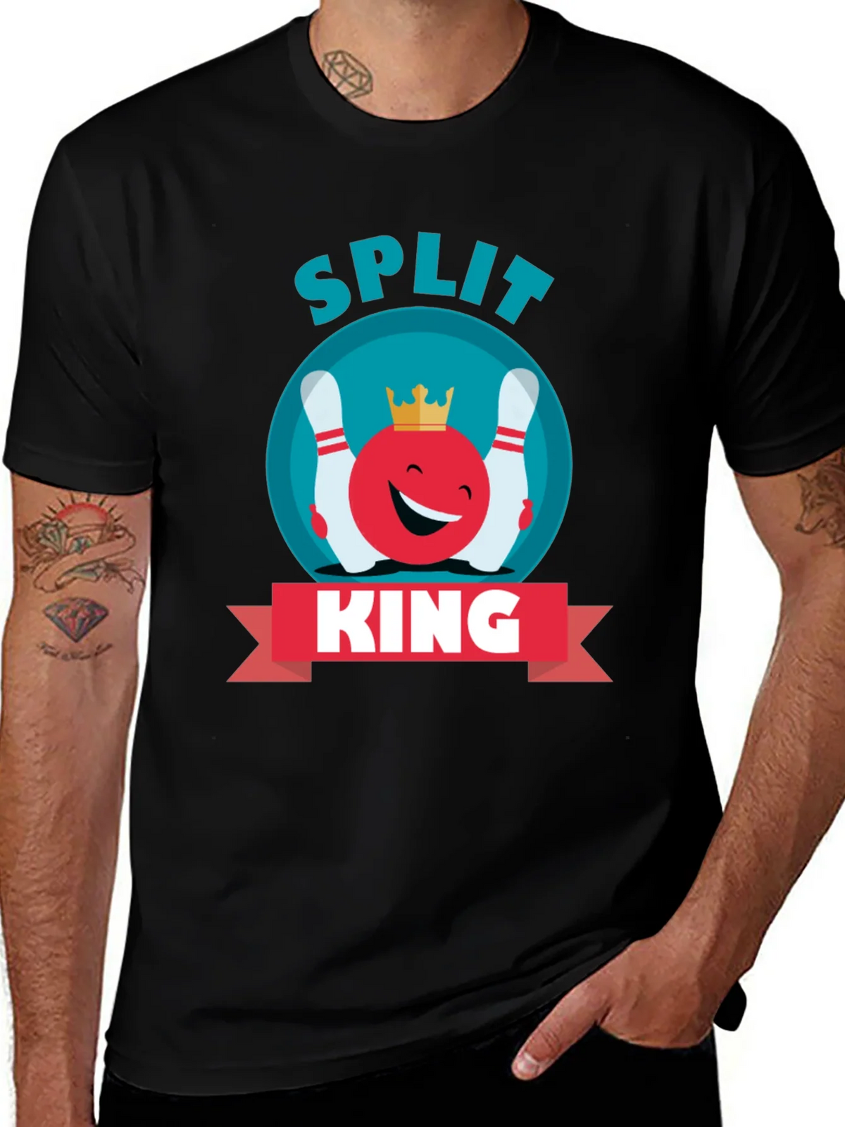 Split King Bowling T-Shirt product image 1