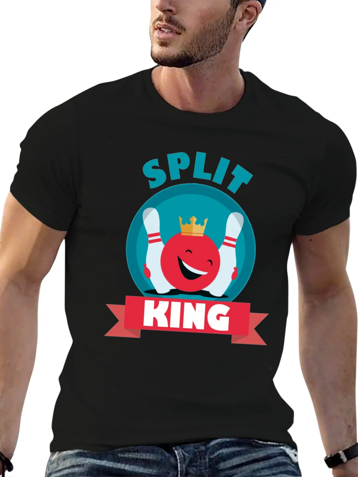Split King Bowling T-Shirt product image 6