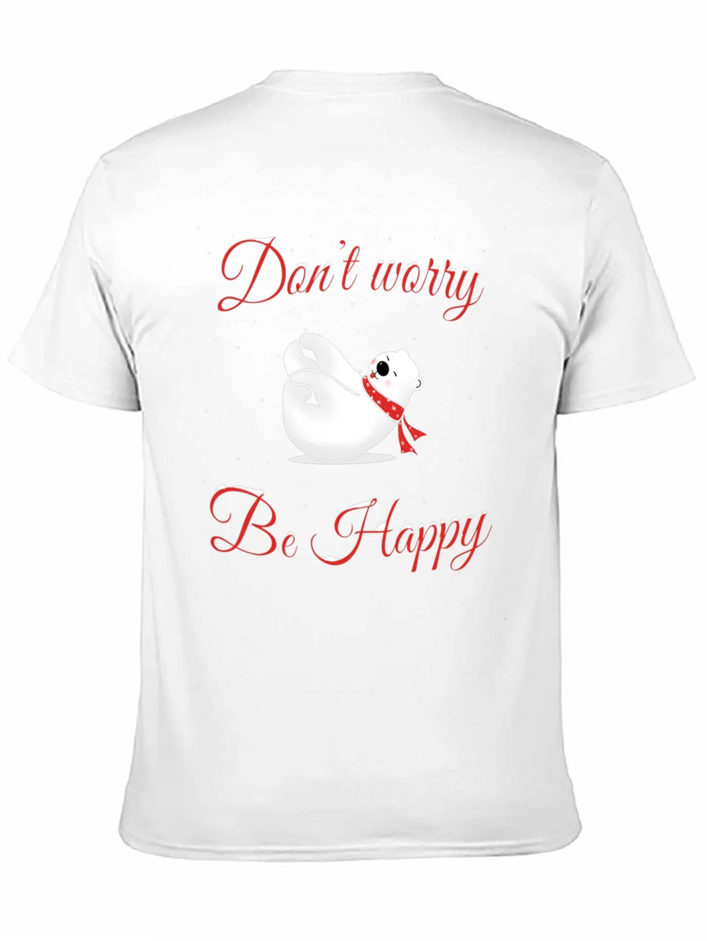 Dont Worry Be Happy Polar Bear T-Shirt product image 10