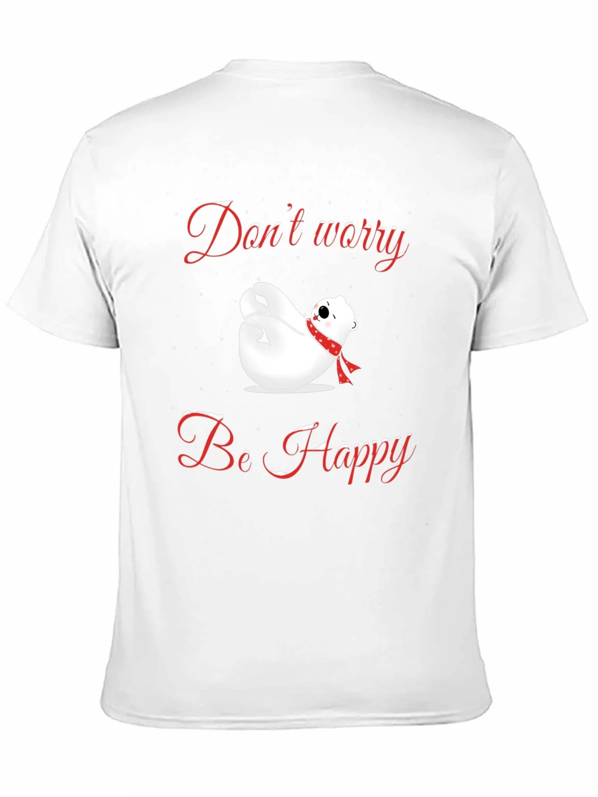 Dont Worry Be Happy Polar Bear T-Shirt product image 10