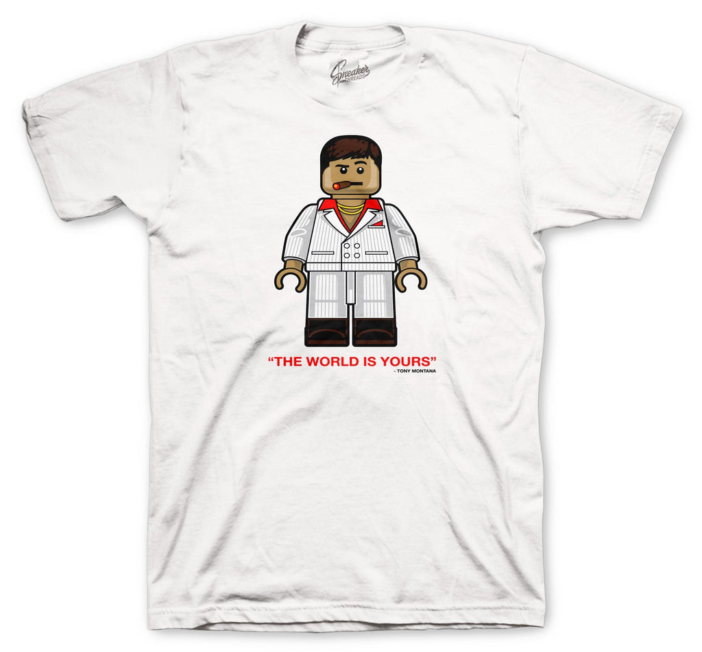 Retro 4 Red Metallic Tony Bic Shirt