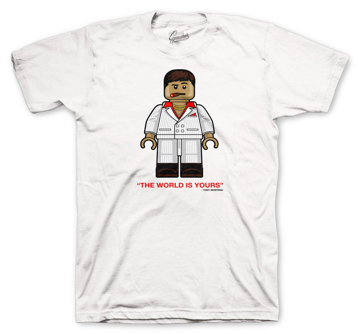 Retro 4 Red Metallic Tony Bic Shirt