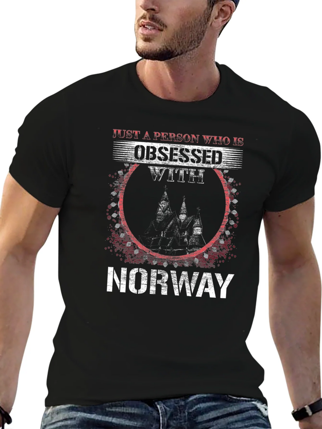 Obsessed with Norway Graphic T-Shirt product image 6