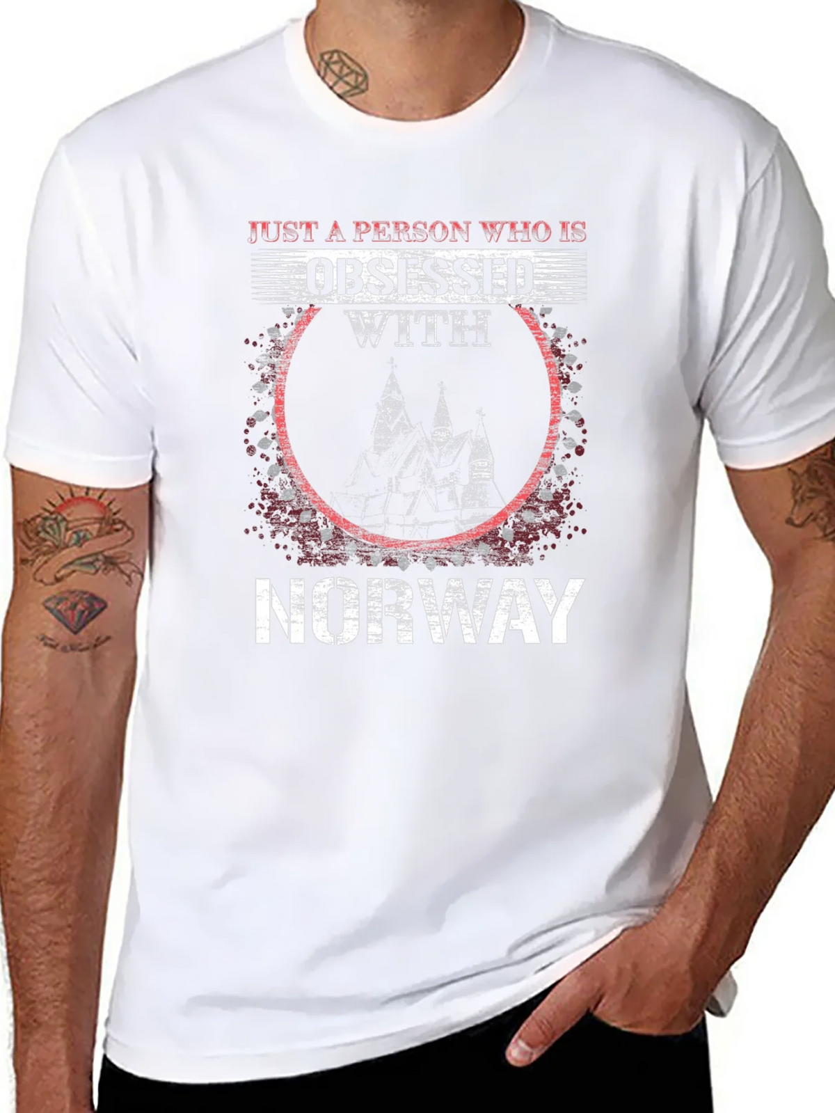 Obsessed with Norway Graphic T-Shirt product image 7