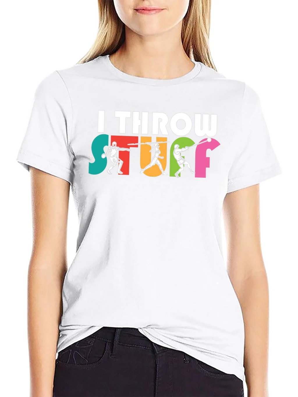 I Throw Stuff T-Shirt product image 8
