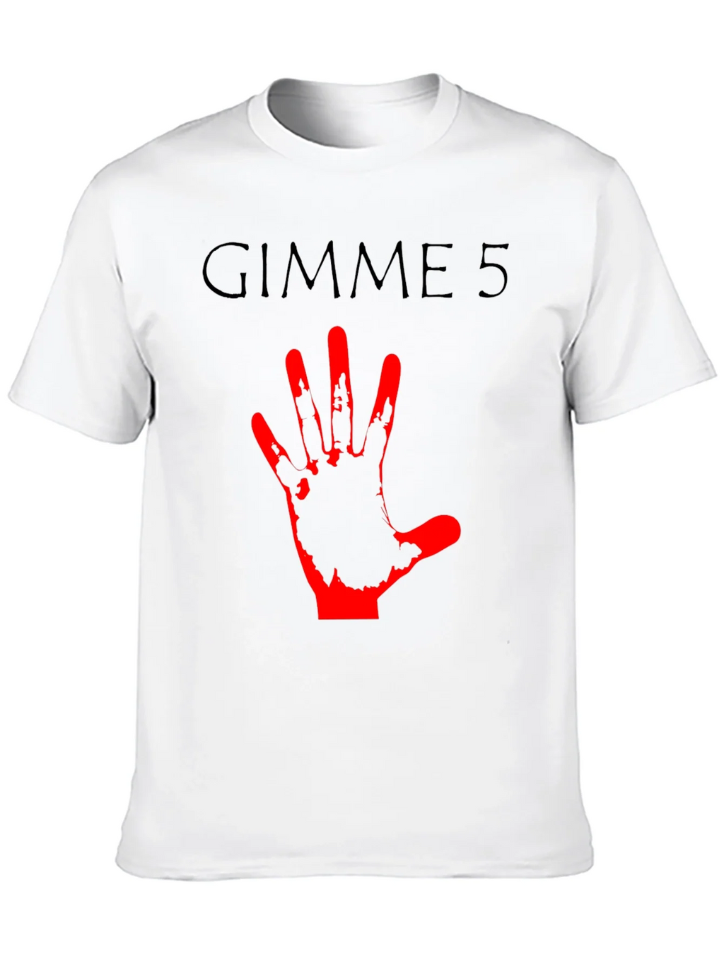 Gimme 5 Graphic Tee - Black Crew Neck T-Shirt product image 9