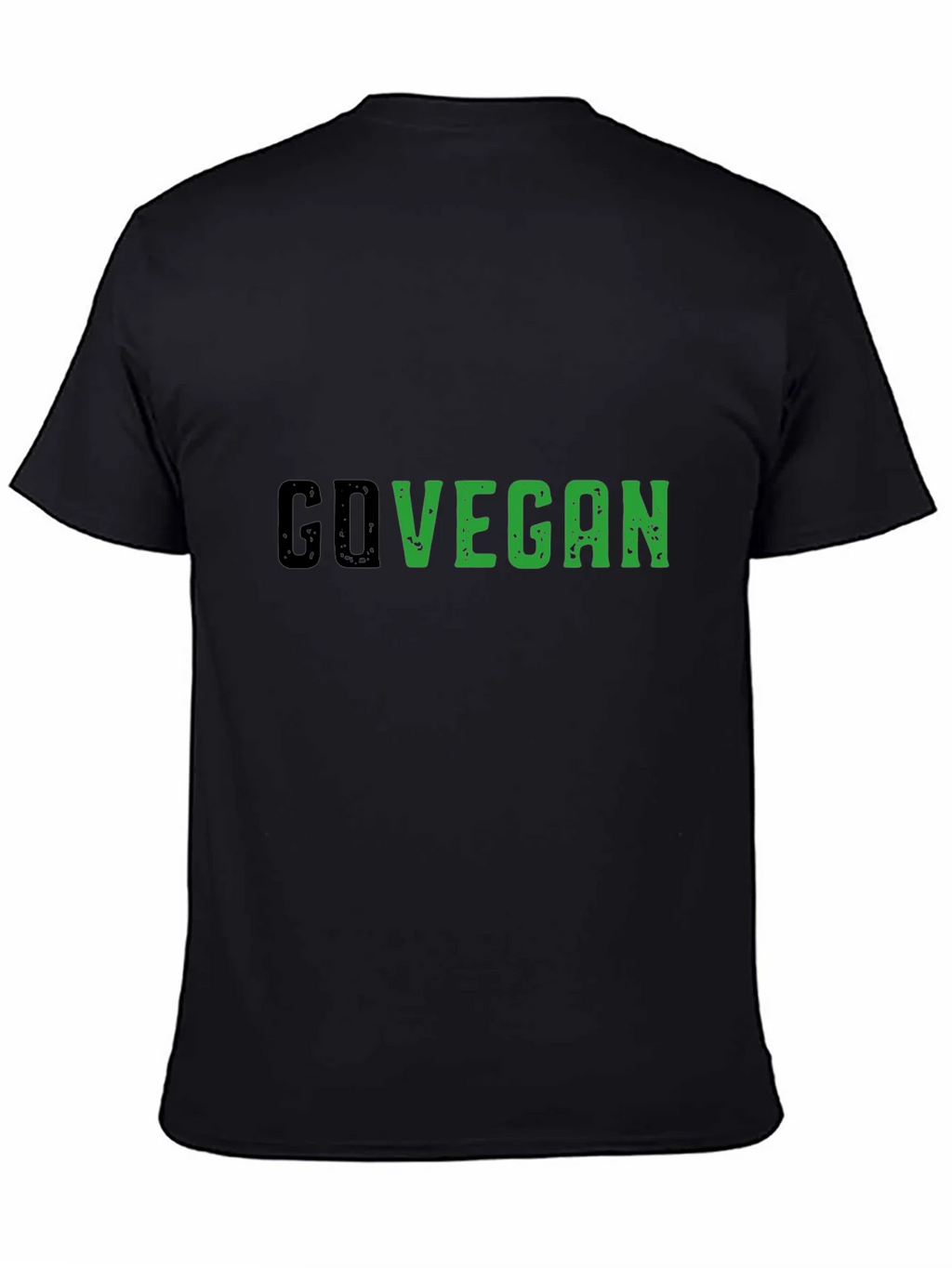 Go Vegan Black Tee - Stylish Statement Shirt product image 4