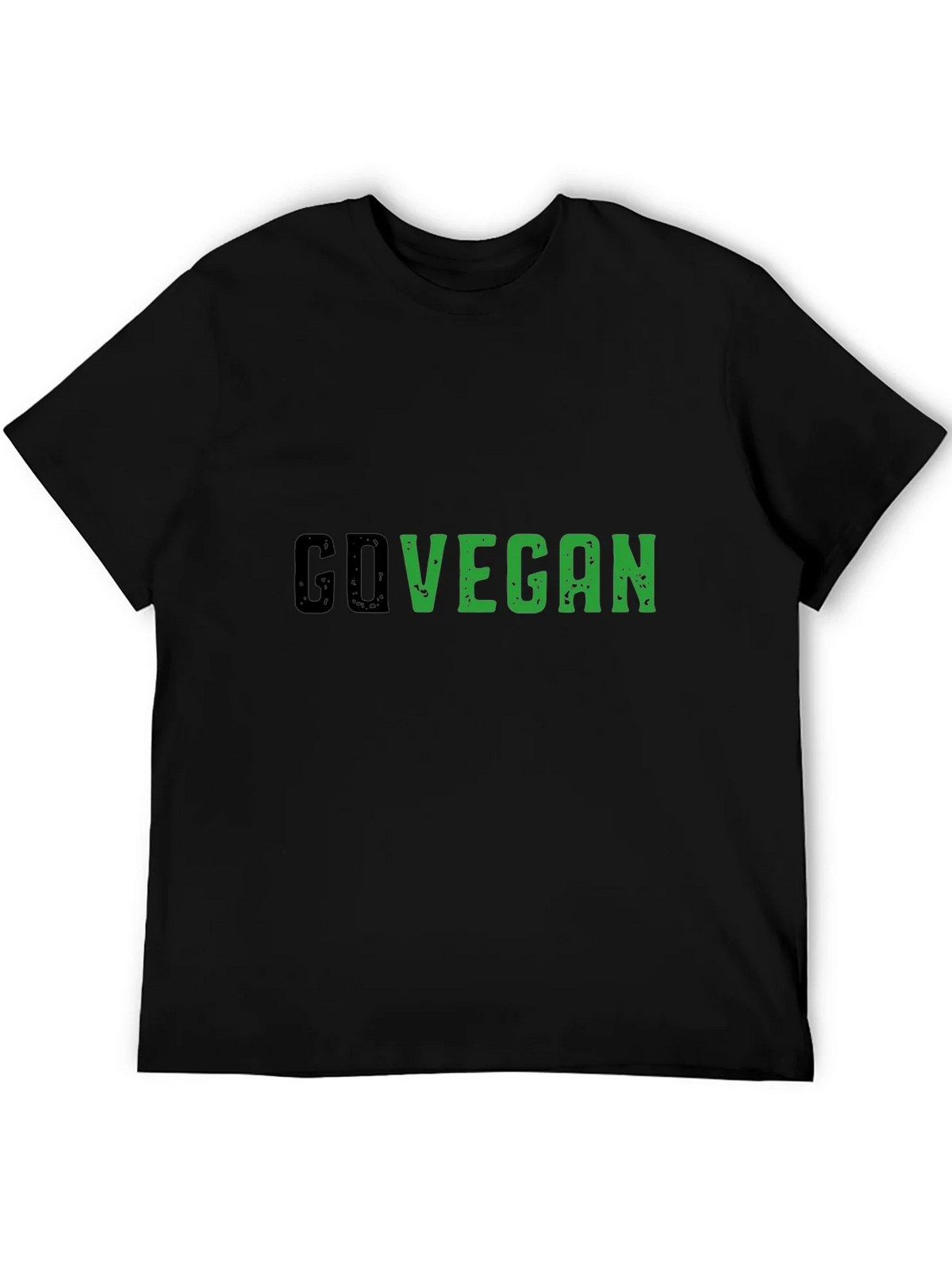 Go Vegan Black Tee - Stylish Statement Shirt product image 5