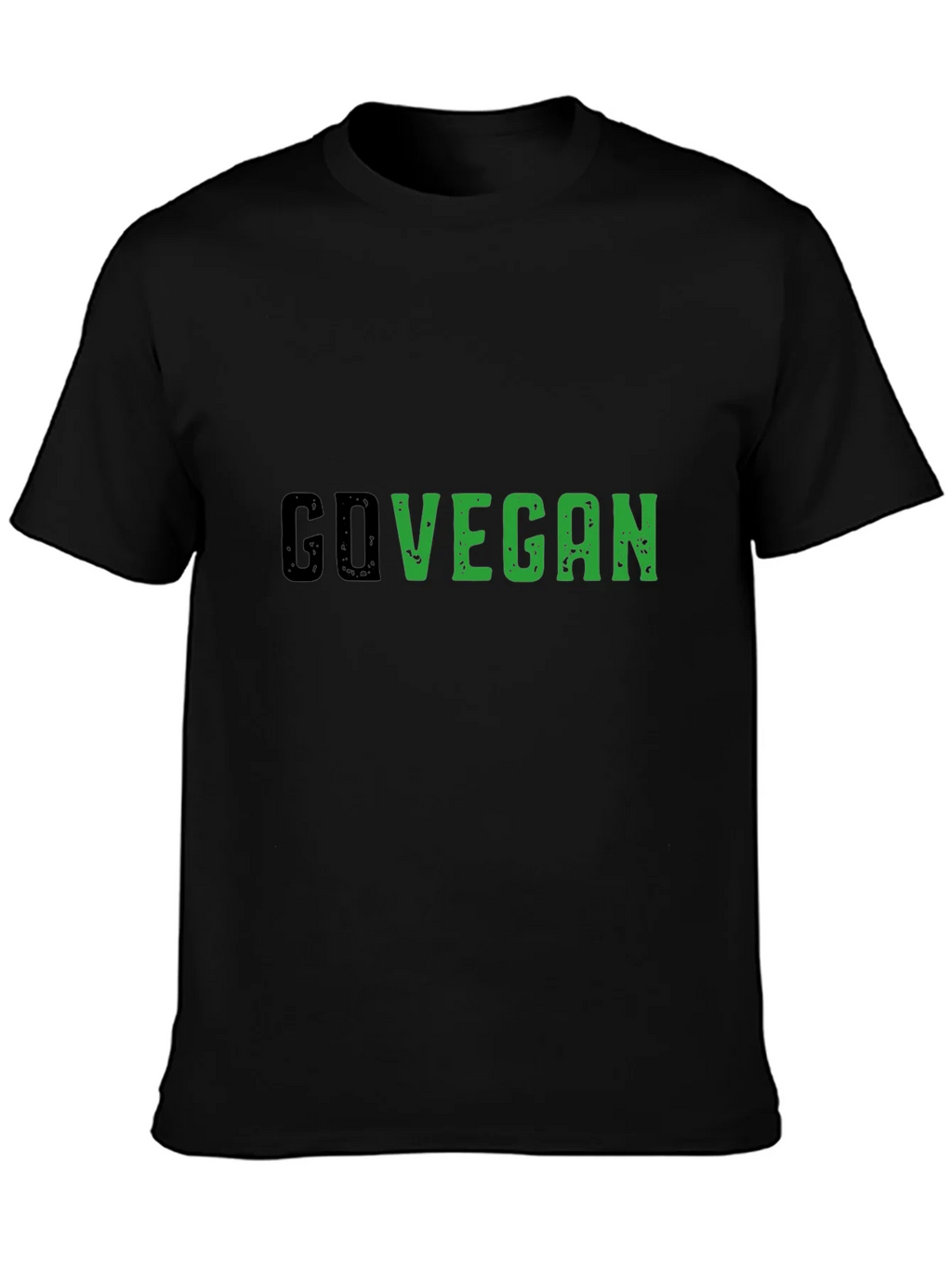 Go Vegan Black Tee - Stylish Statement Shirt product image 3