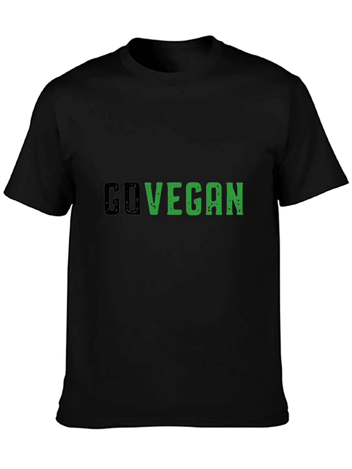 Go Vegan Black Tee - Stylish Statement Shirt product image 3