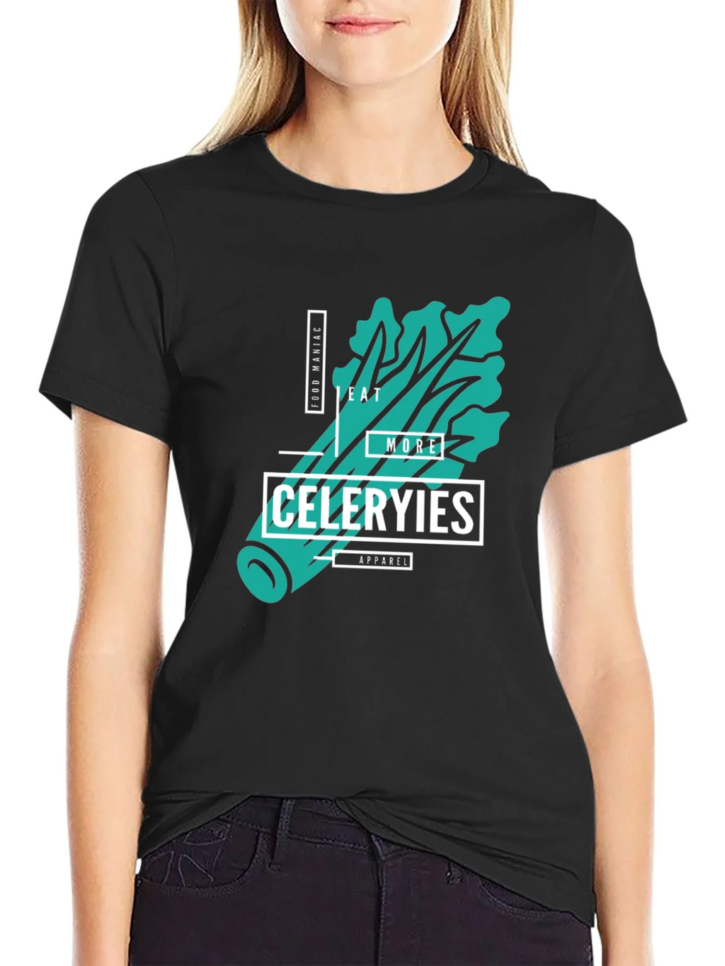 Eat More Celery T-Shirt - Food Maniac Apparel product image 1