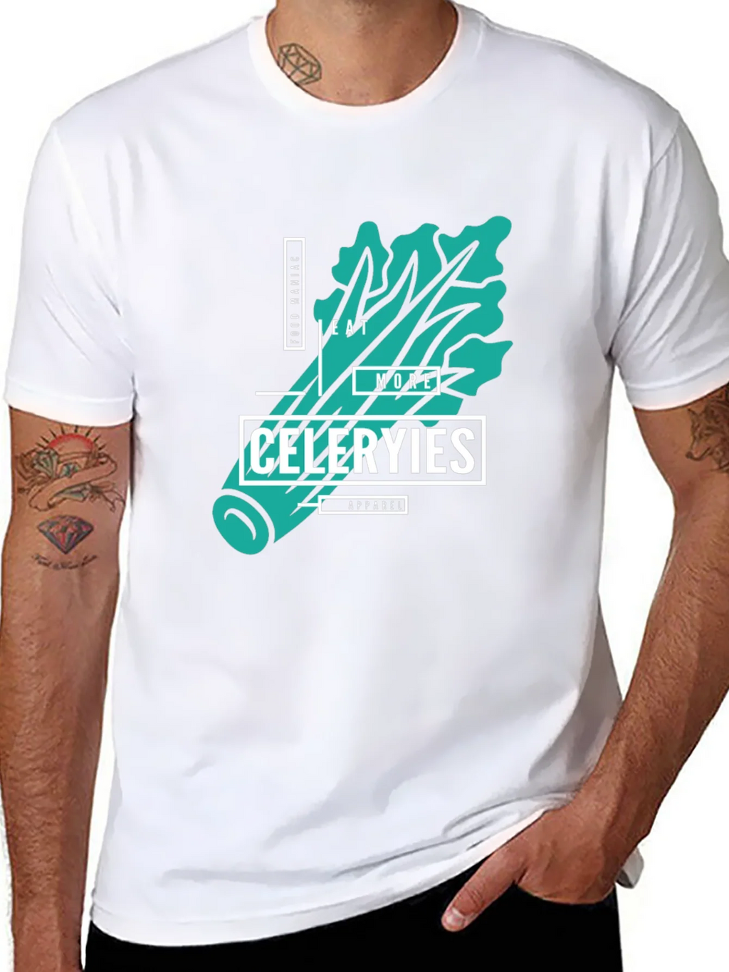 Eat More Celery T-Shirt - Food Maniac Apparel product image 6