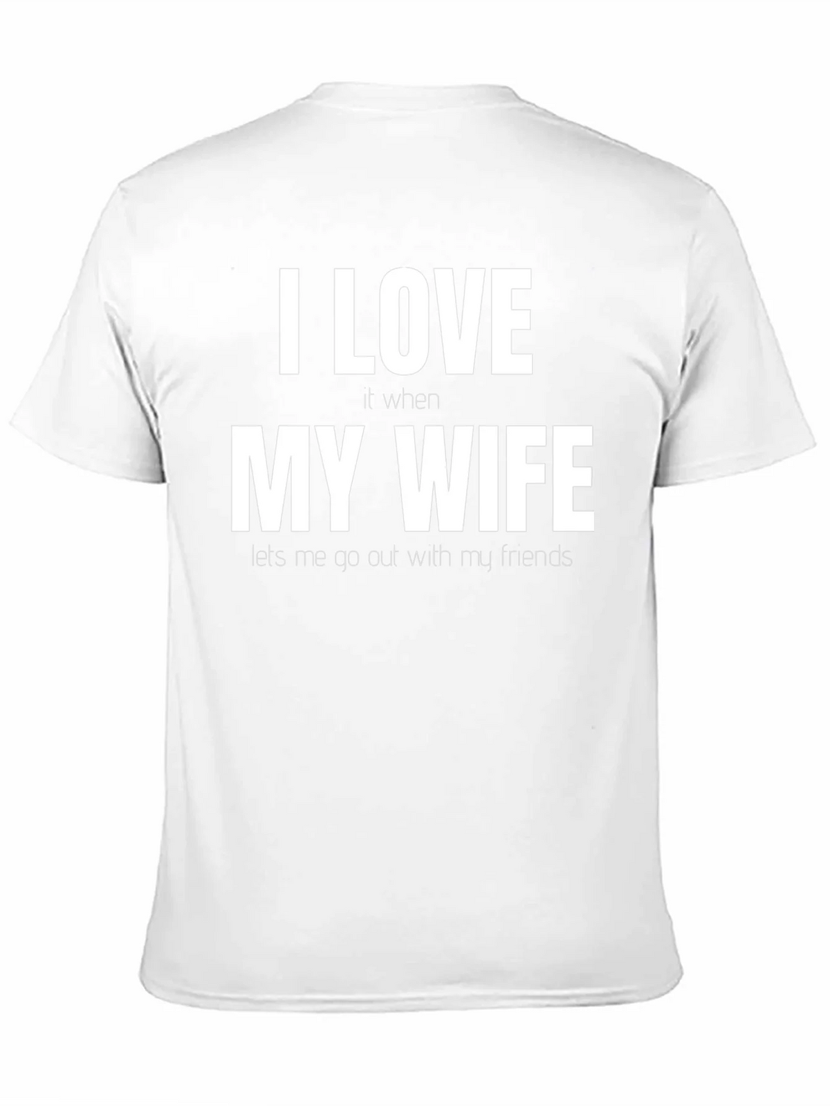 Funny I Love My Wife Graphic Tee - Black Cotton T-Shirt product image 10