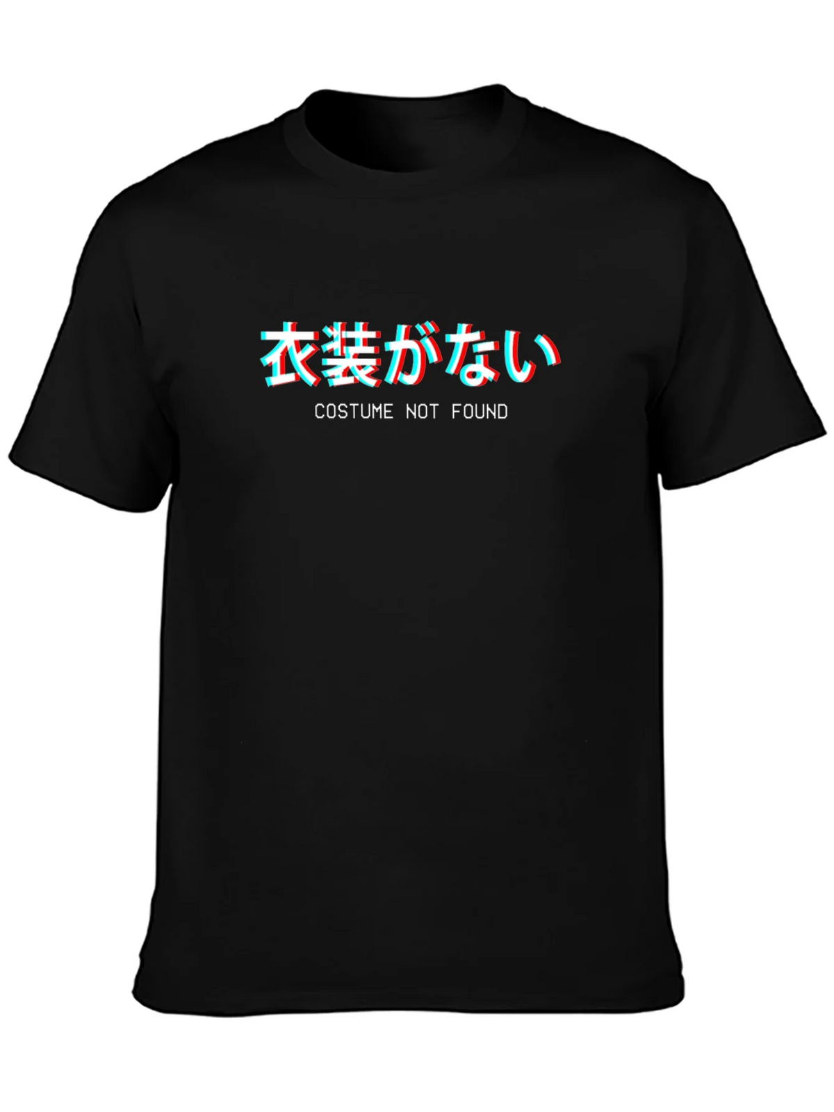 Costume Not Found T-Shirt - Glitch Japanese Text product image 3