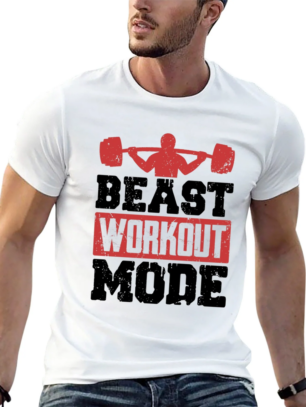 Beast Workout Mode T-Shirt - Gym Motivation product image 12