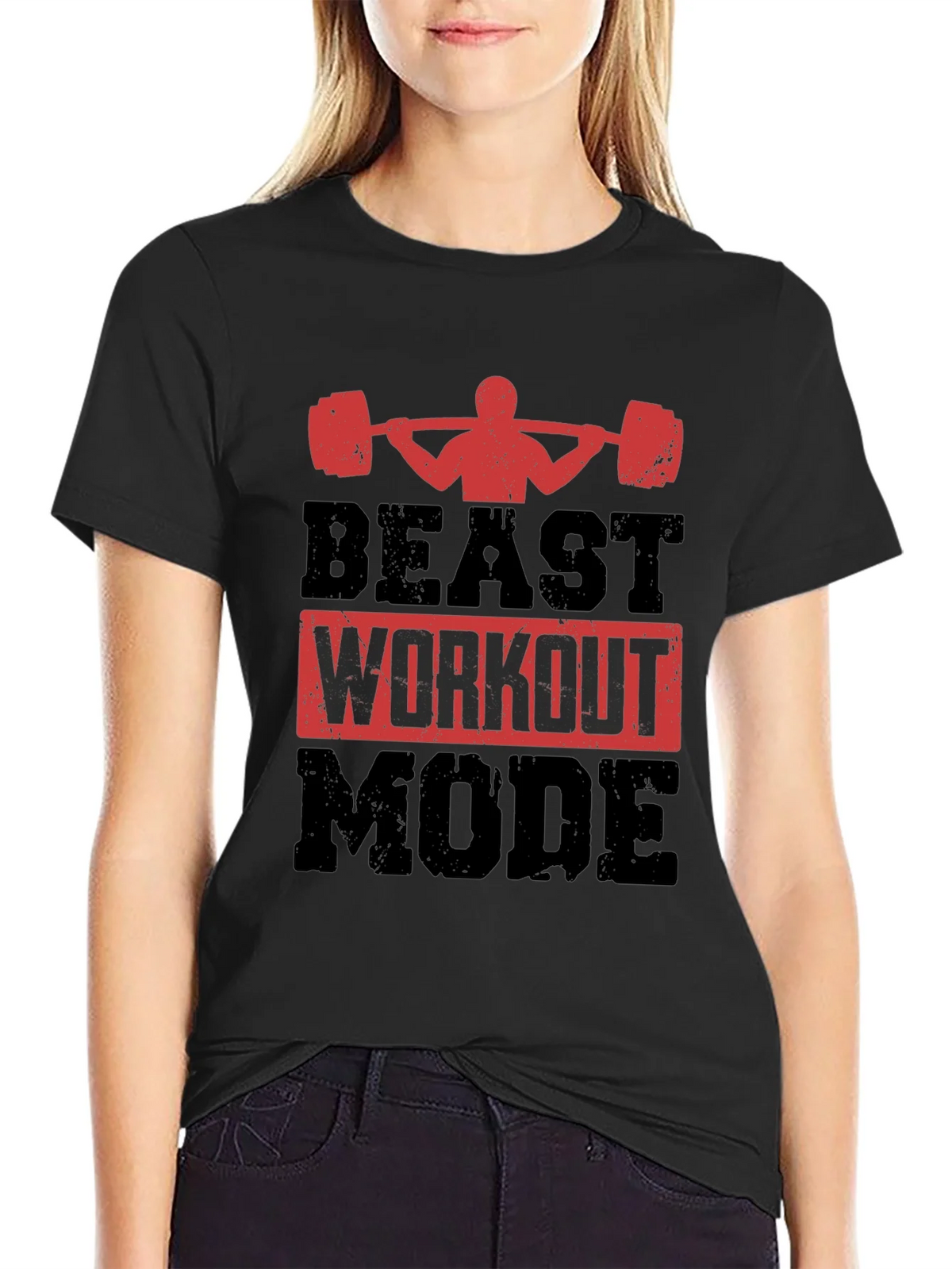 Beast Workout Mode T-Shirt - Gym Motivation product image 2