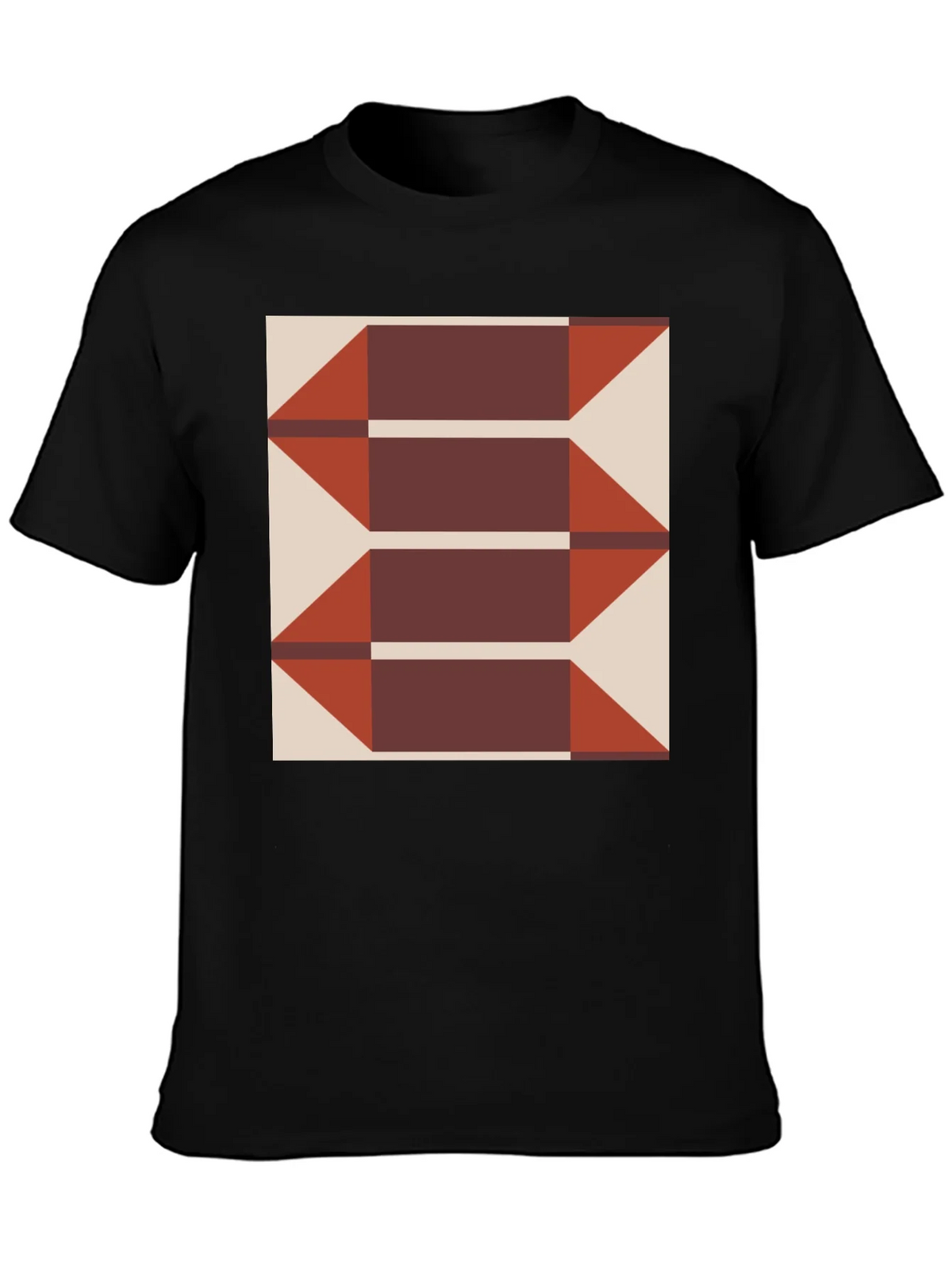 Geometric Arrows Graphic Tee - Modern Print T-Shirt product image 3