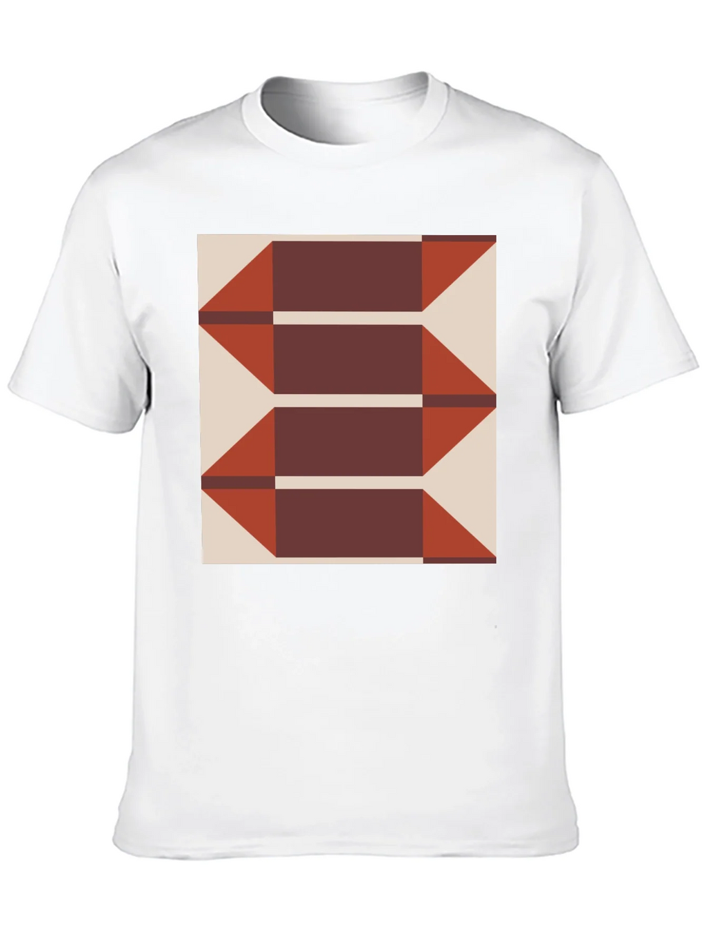 Geometric Arrows Graphic Tee - Modern Print T-Shirt product image 9