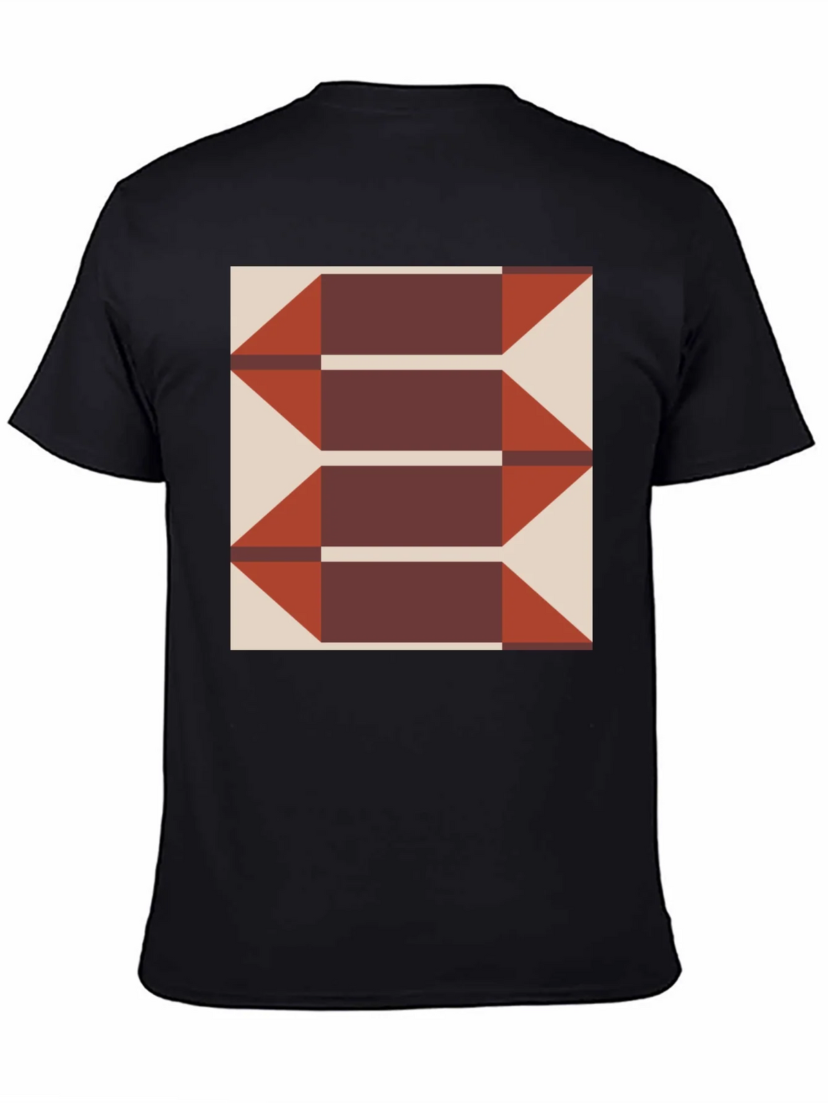 Geometric Arrows Graphic Tee - Modern Print T-Shirt product image 4