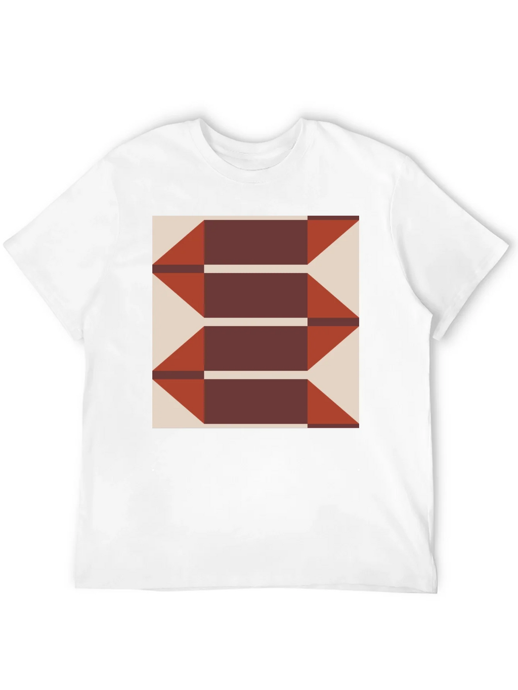 Geometric Arrows Graphic Tee - Modern Print T-Shirt product image 11