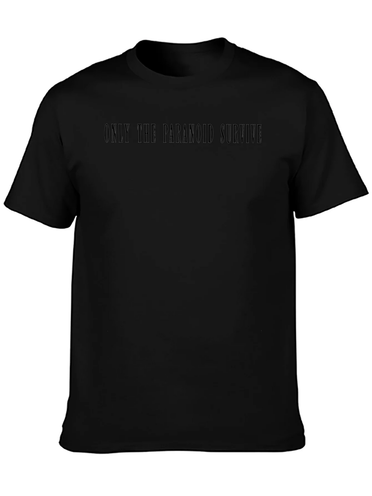 Paranoid Survive Black Graphic Tee product image 3