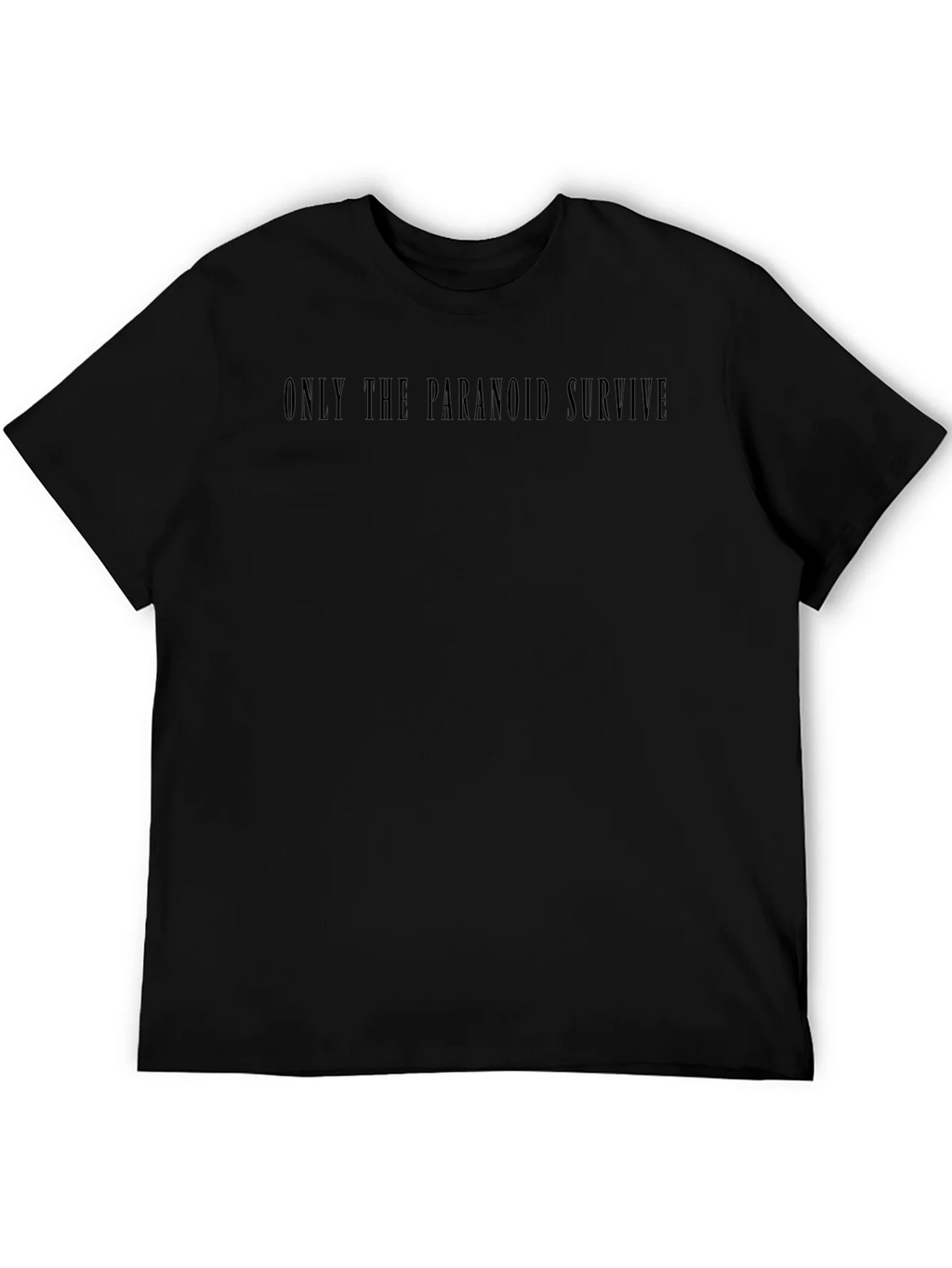 Paranoid Survive Black Graphic Tee product image 5