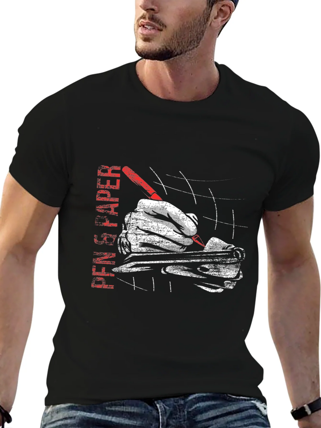 Head Writer T-Shirt - Classic Black Tee product image 6