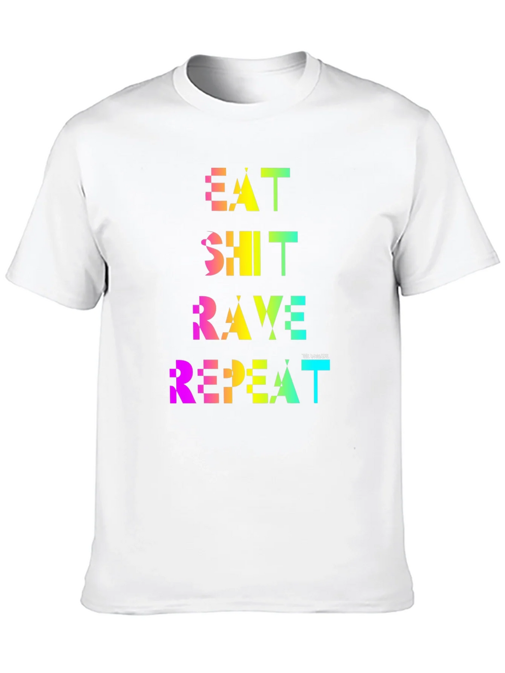 Eat Shit Rave Repeat Rainbow Tee product image 4