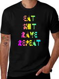 Eat Shit Rave Repeat Rainbow Tee product image 1