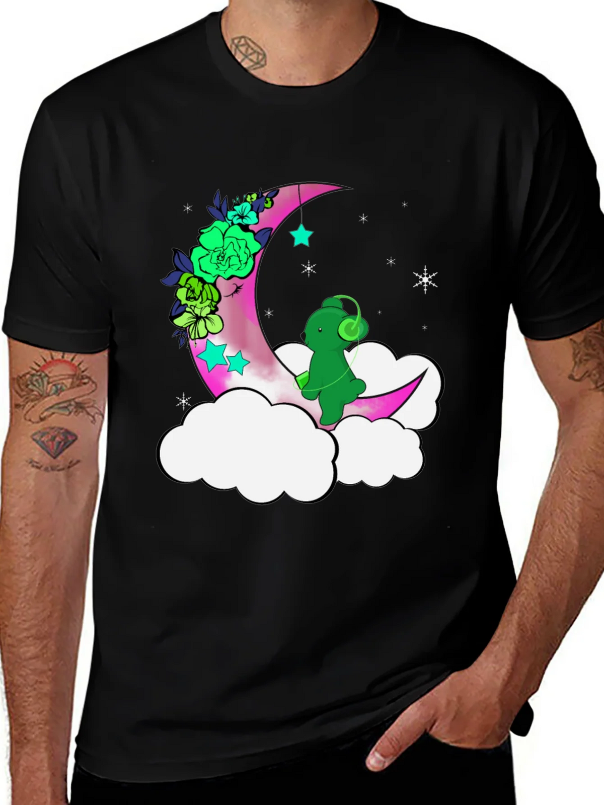 Moon & Bear T-Shirt - Relaxed Fit Graphic Tee product image 1