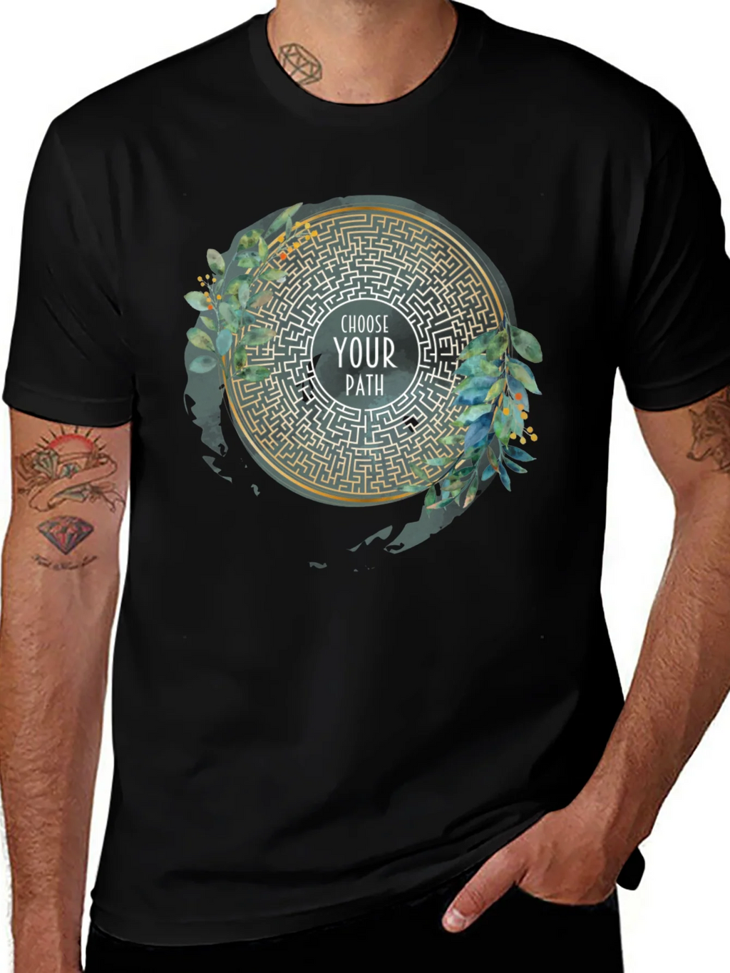 Choose Your Path Maze T-Shirt product image 1